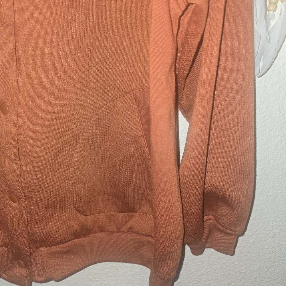 Tudor Court Rust Button-Up Jacket - Picture 3 of 4
